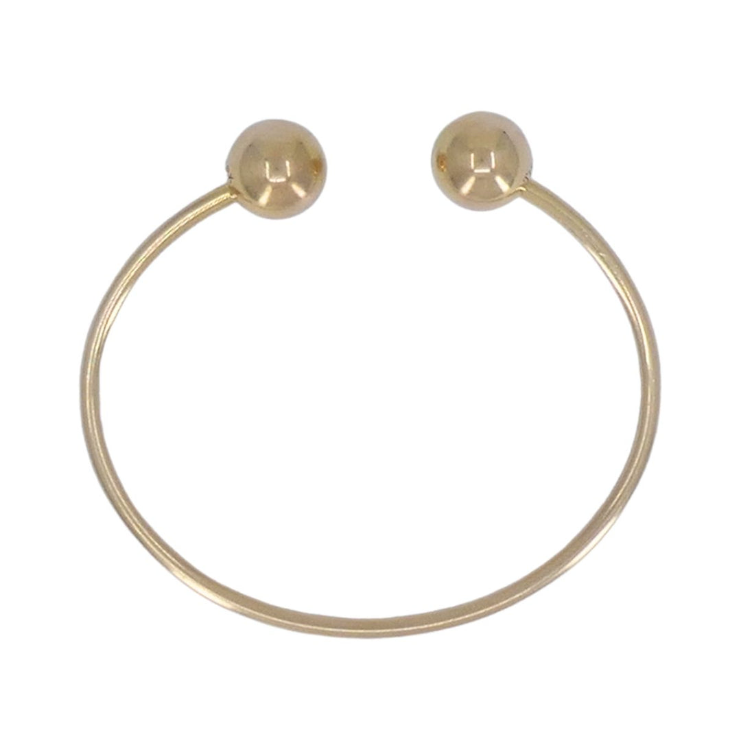 Tiffany & Co. HardWear Ball 18k Gold Wire Cuff Bracelet