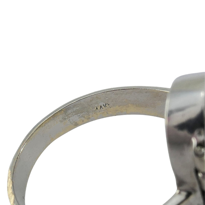 Vintage 14k Gold Grand Piano Diamond Gemstone Ring