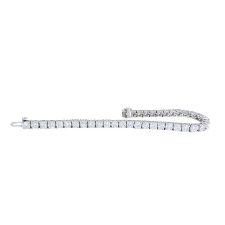 Vintage Cartier Platinum Diamond Tennis Bracelet, Circa 1970s