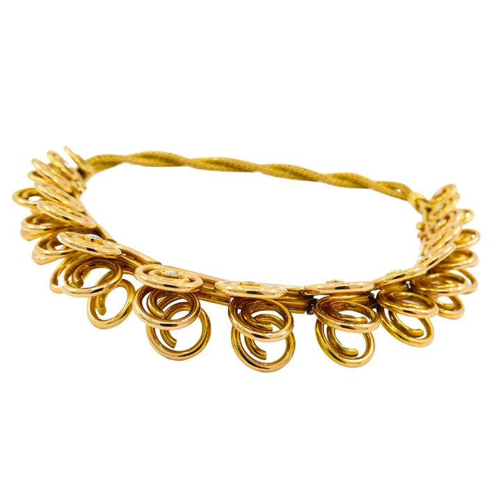 Mellerio dits Meller Gold Diamond Necklace Bracelet