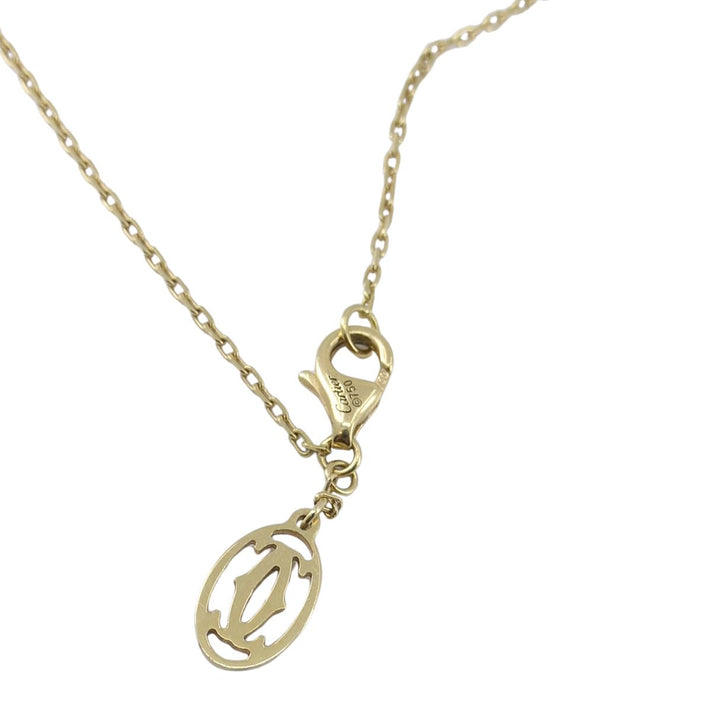 Cartier 18k Gold Diamond Cross Pendant Necklace with Certificate