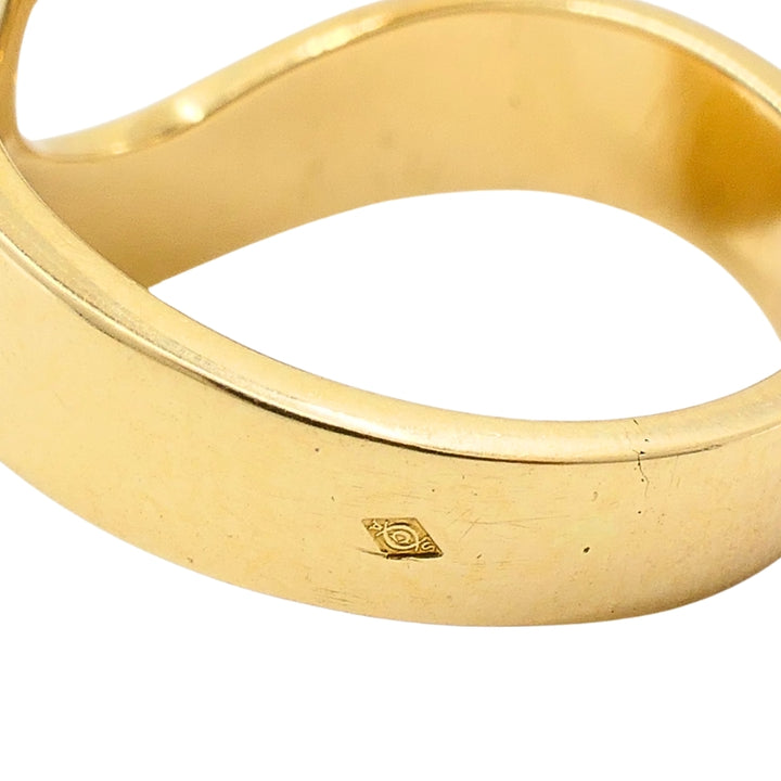 Cartier Paris 18k Gold Modernist Ring