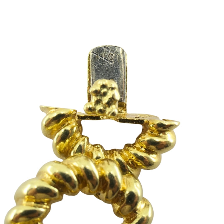 Flato 18K Gold Open Circle Link Necklace, 1960s