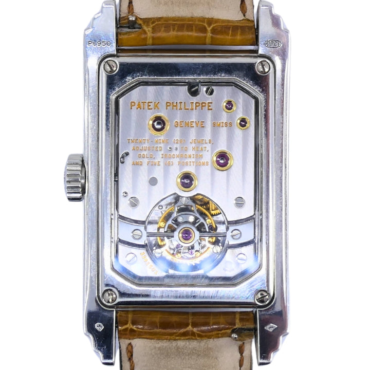 Patek Philippe 5101P 10-Day Tourbillon Platinum Watch Original Strap