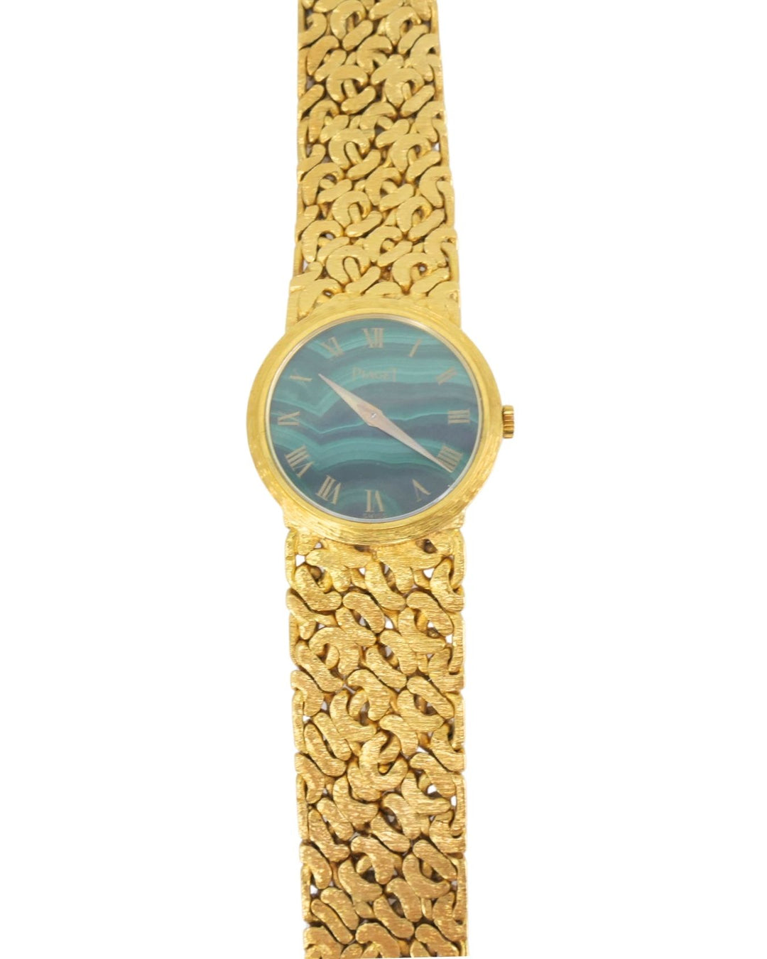 Vintage Piaget 18k Gold Watch Malachite Dial ref. 924 N66