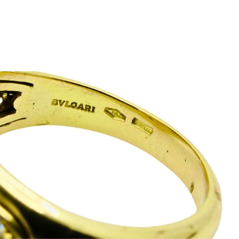 Bvlgari Bulgari Diamond Ring 18k Gold