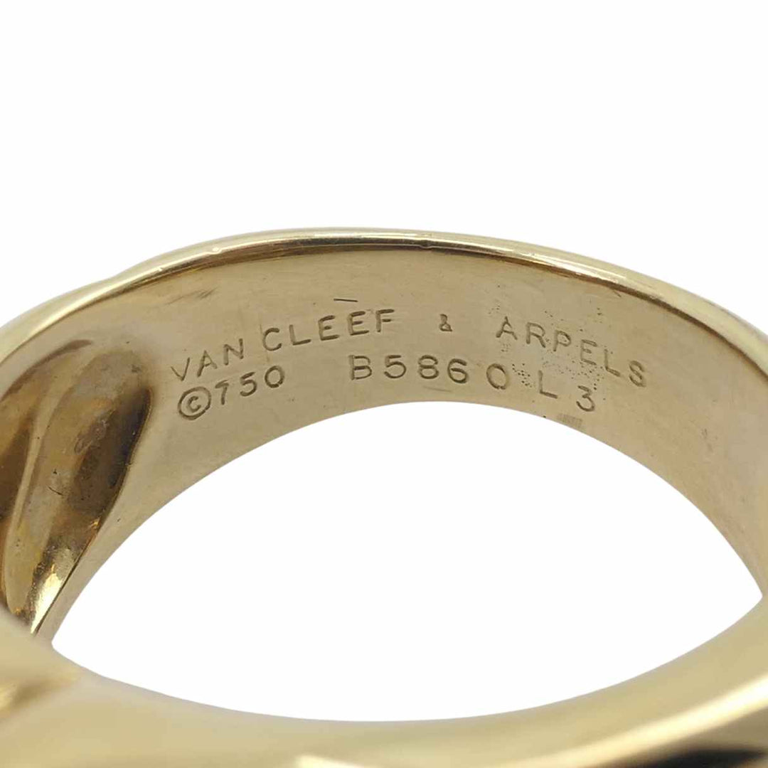 Vintage Van Cleef & Arpels 18k Gold Lapis Lazuli Ring