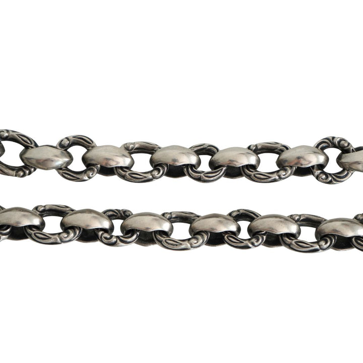 Vintage 1996 Leonard Kamhout Sterling Silver Chain Belt