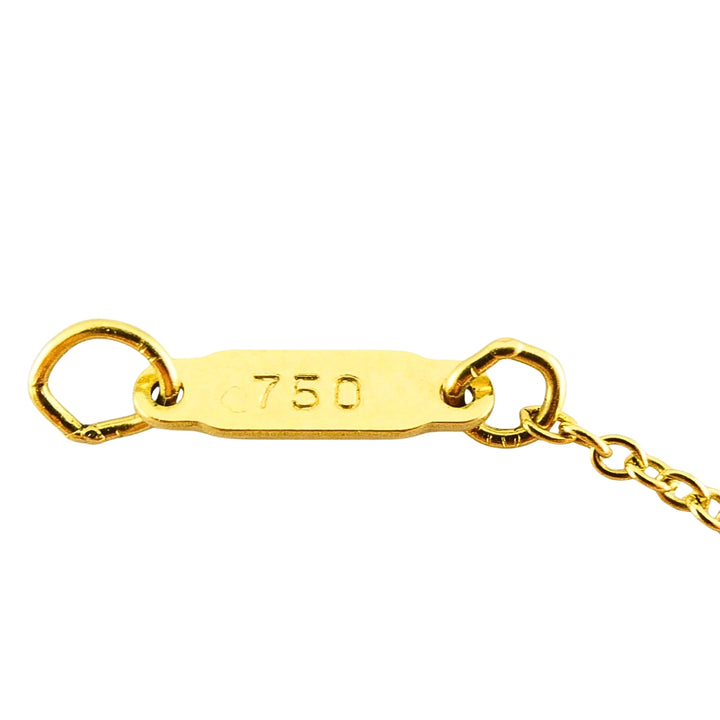 Vintage Tiffany & Co. 18k Gold Heart Key Pendant Necklace