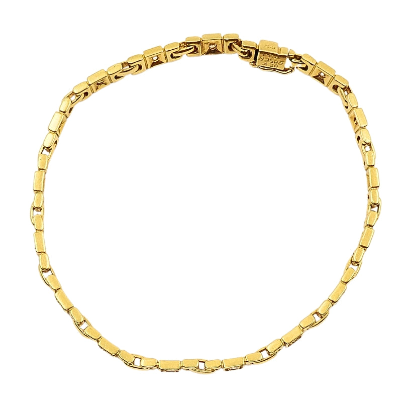 Van Cleef & Arpels 18K Gold Diamond Bracelet