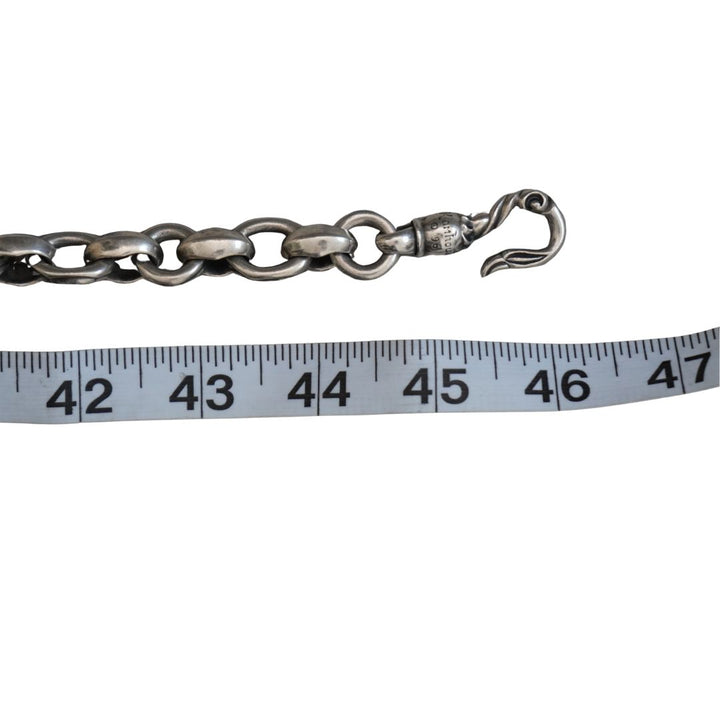 Vintage 1996 Leonard Kamhout Sterling Silver Chain Belt