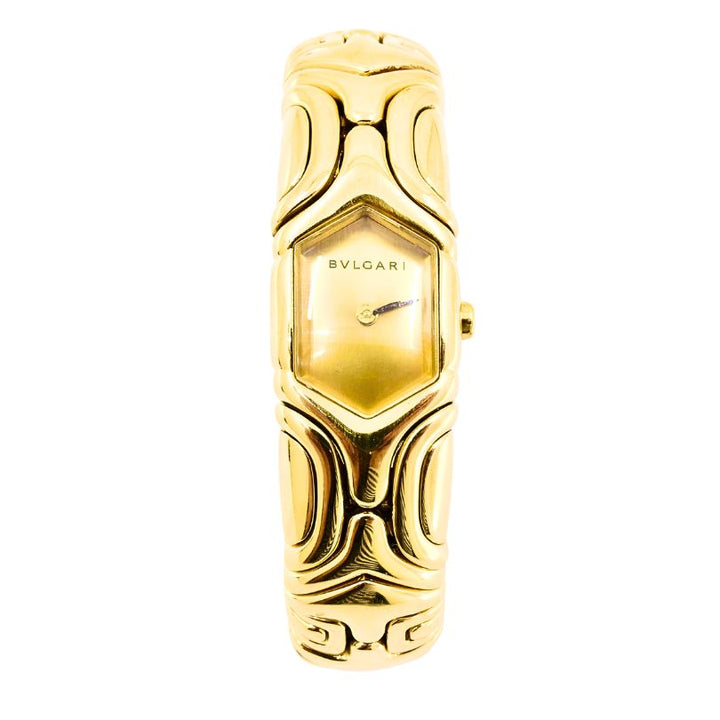 Bulgari Alveare Gold Watch Gold Dial