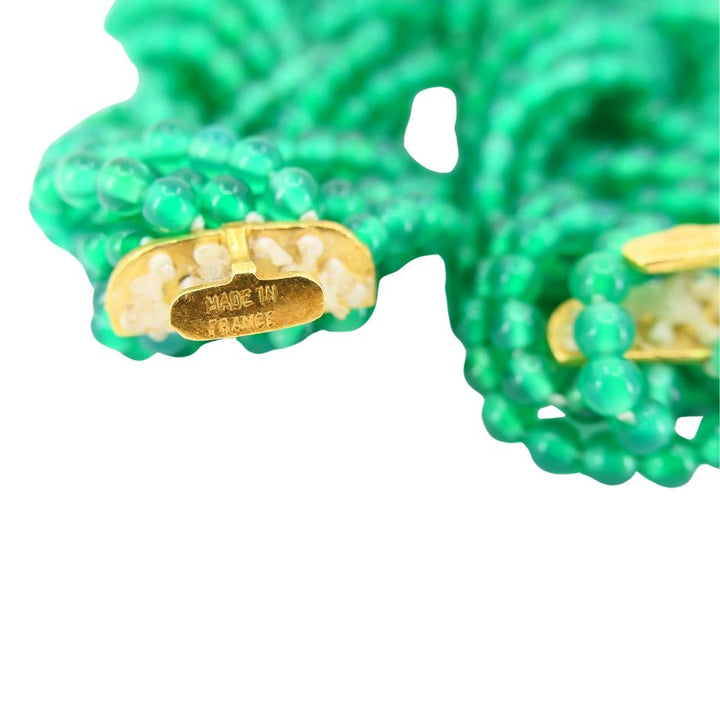 Van Cleef & Arpels Set 18k Gold Diamond Interchangeable Gemstone Bead Necklaces