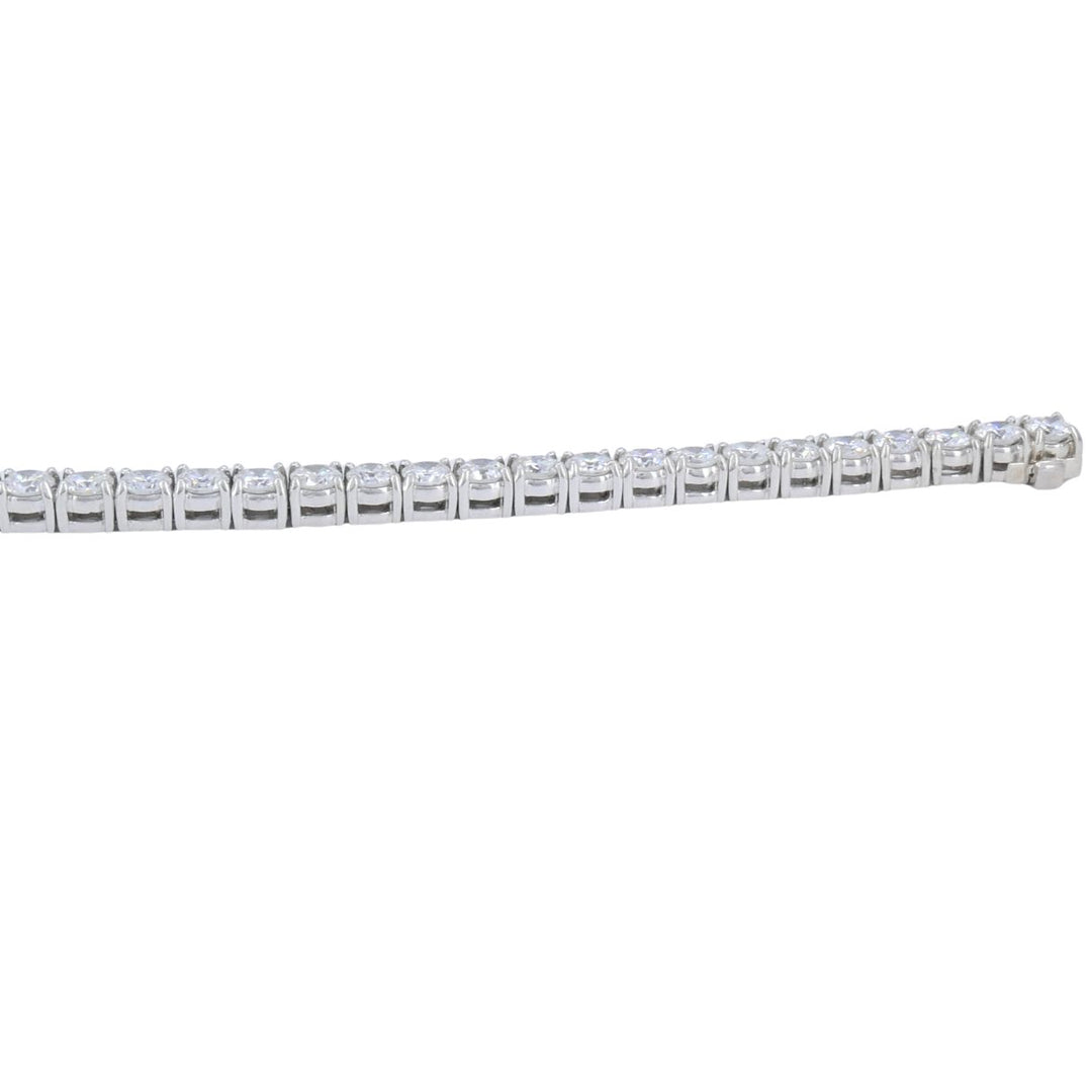 Vintage Cartier Platinum Diamond Tennis Bracelet, Circa 1970s
