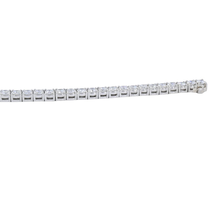 Vintage Cartier Platinum Diamond Tennis Bracelet, Circa 1970s
