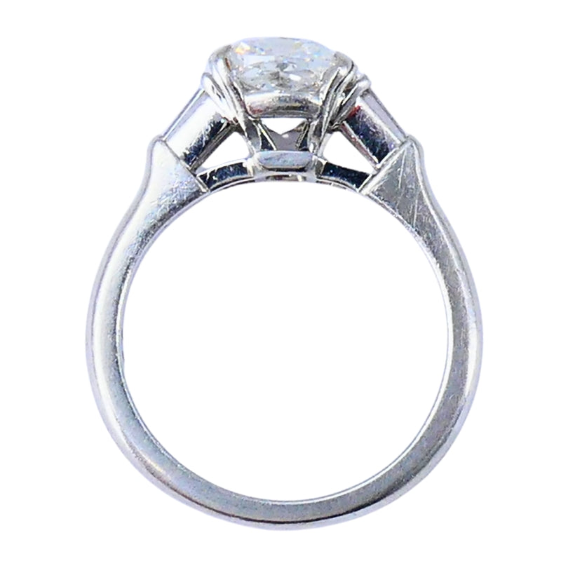 Harry Winston Engagement Ring Cushion Cut Diamond 1.77-ct F/VS2 GIA Estate