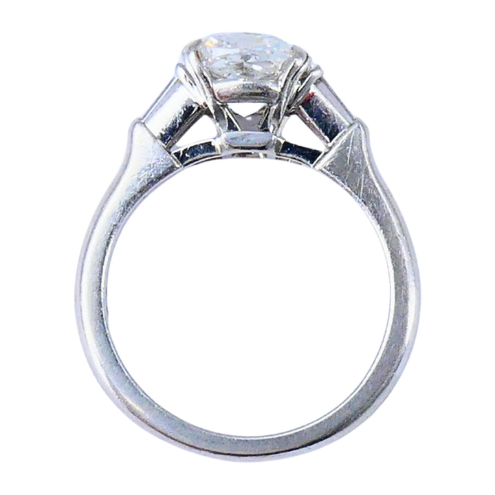 Harry Winston Engagement Ring Cushion Cut Diamond 1.77-ct F/VS2 GIA Estate