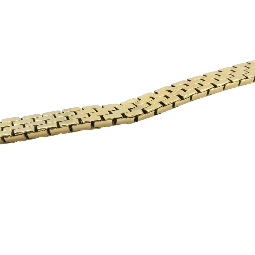 Cartier Paris 18k Gold Flexible Link Collar Necklace Mid-Century