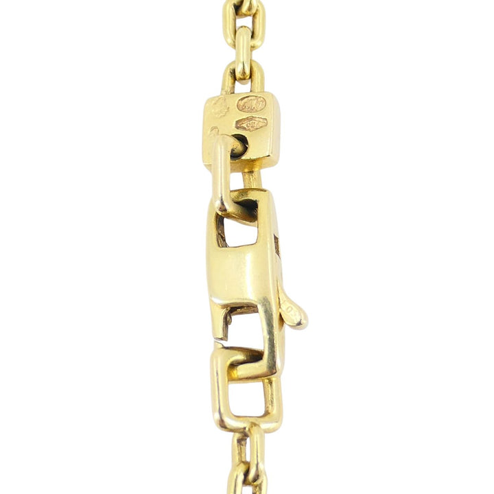 Louis Vuitton 18k Gold Diamond Eiffel Tower French Pendant Necklace