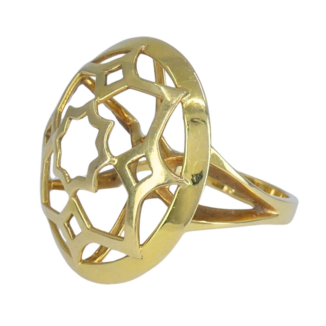 Paloma Picasso for Tiffany & Co. Zellige 18k Gold Dome Ring