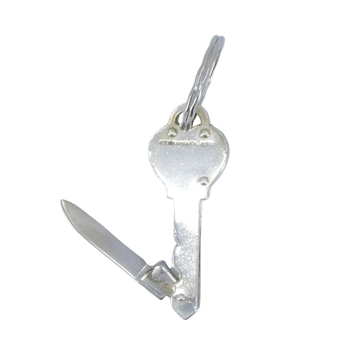 Supreme for Tiffany & Co. Sterling Silver Key Stainless Steel Knife Keychain