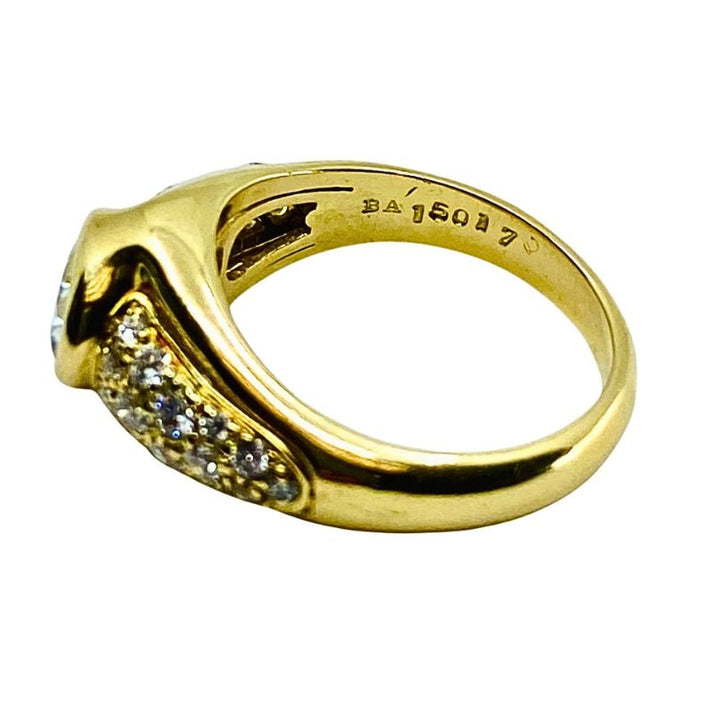 Bvlgari Bulgari Diamond Ring 18k Gold