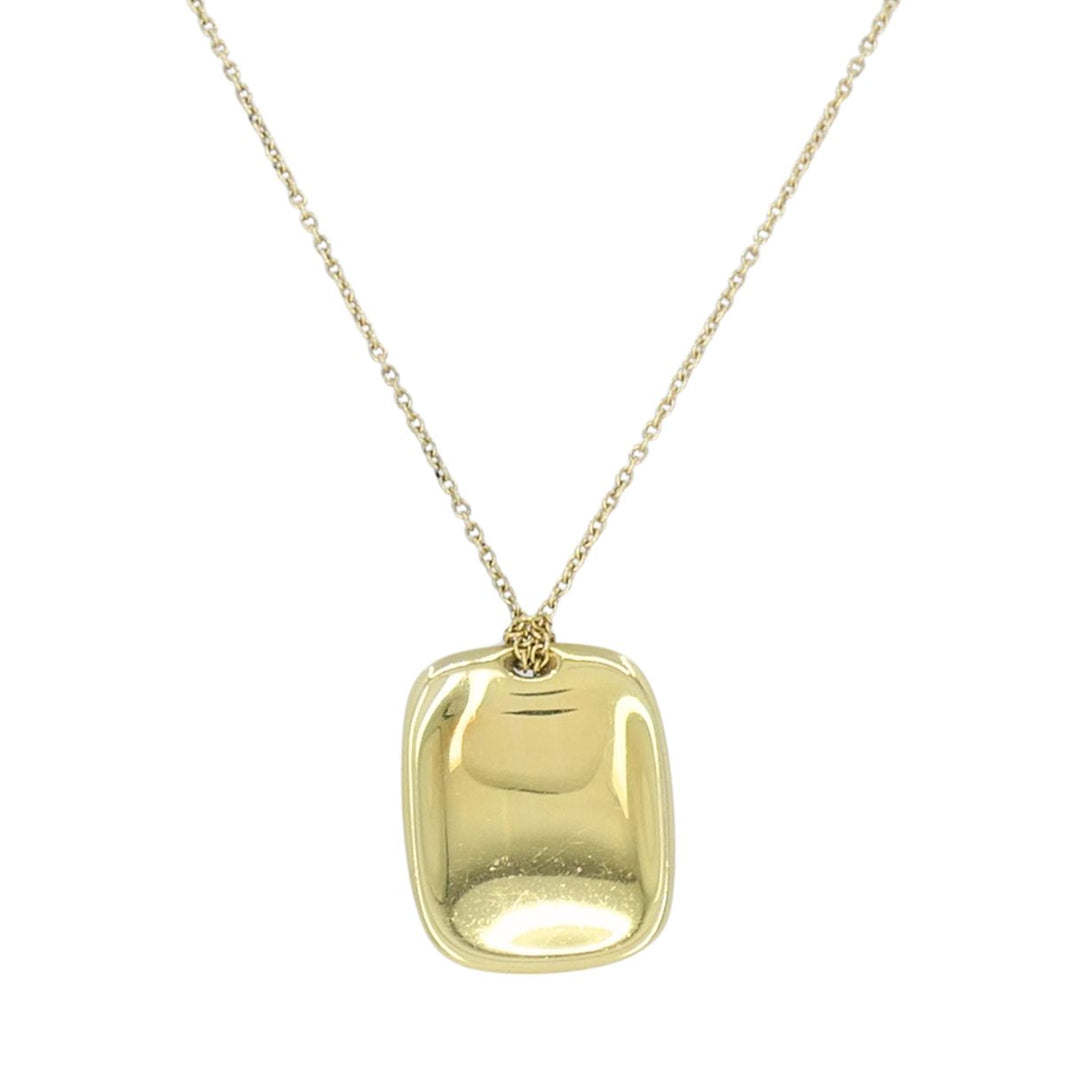 Tiffany & Co. Elsa Peretti 18k Gold Spain Polished Pendant Necklace