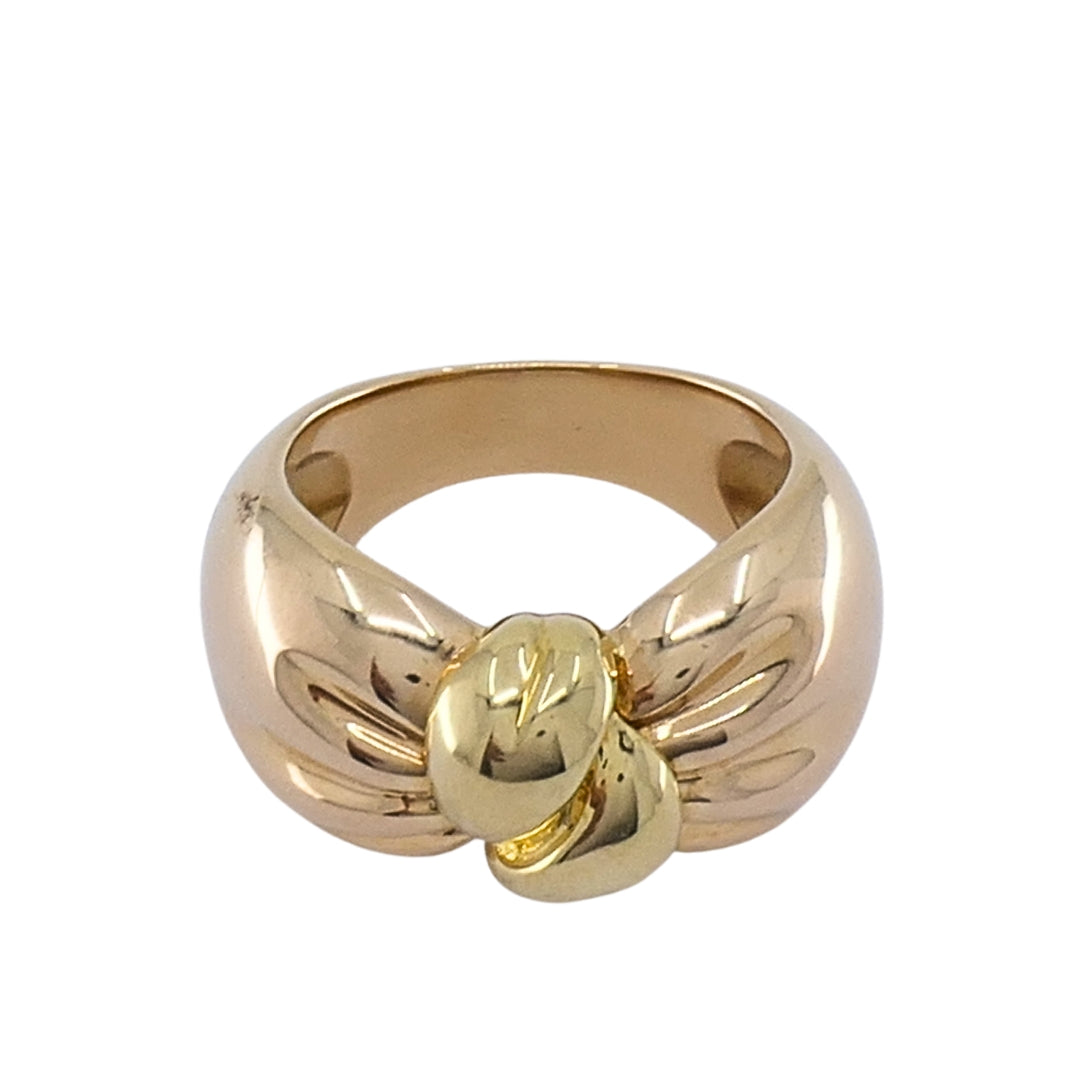 Van Cleef & Arpels 18k Two-Tone Gold Knot Ring