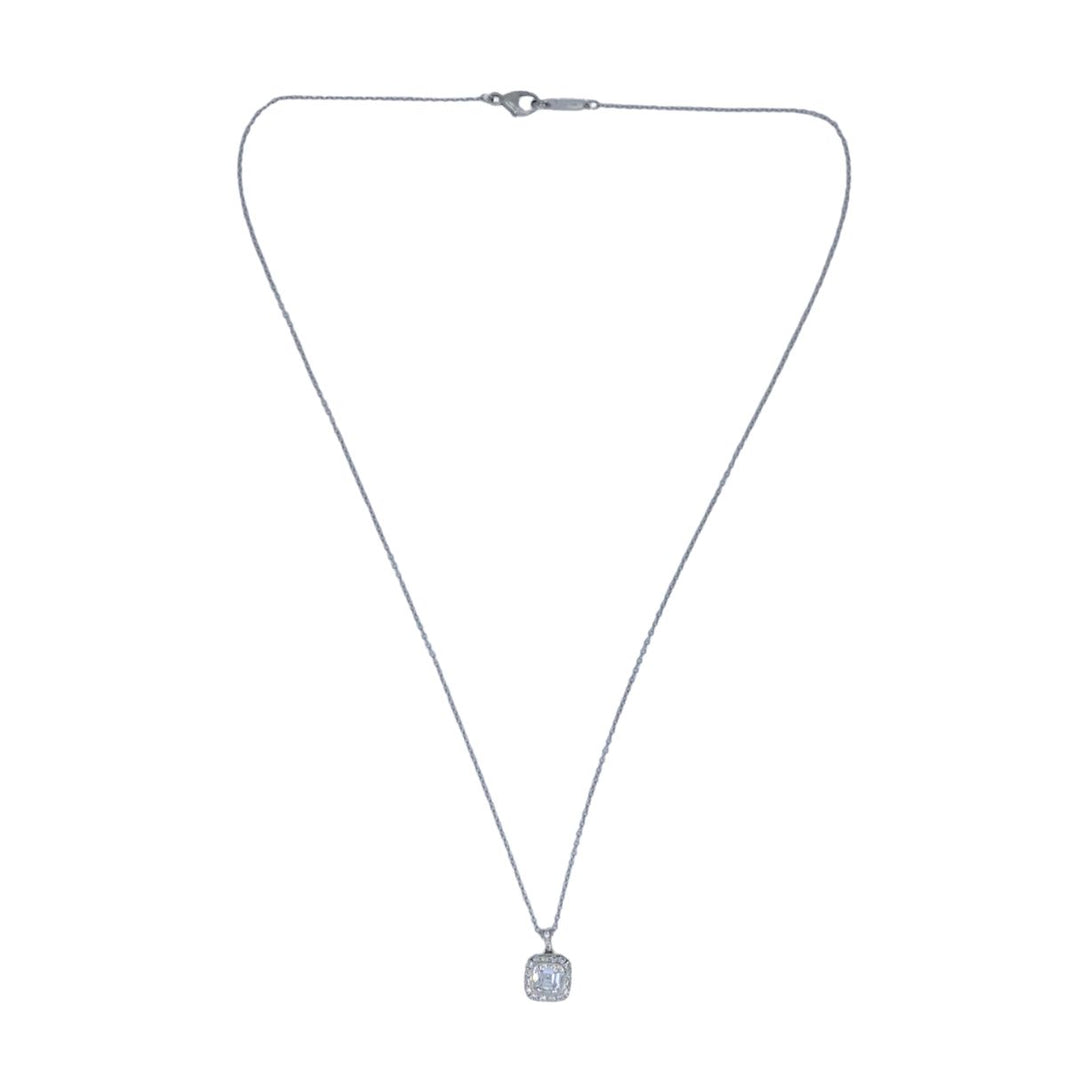 Tiffany & Co. Legacy Platinum Diamond Pendant Necklace