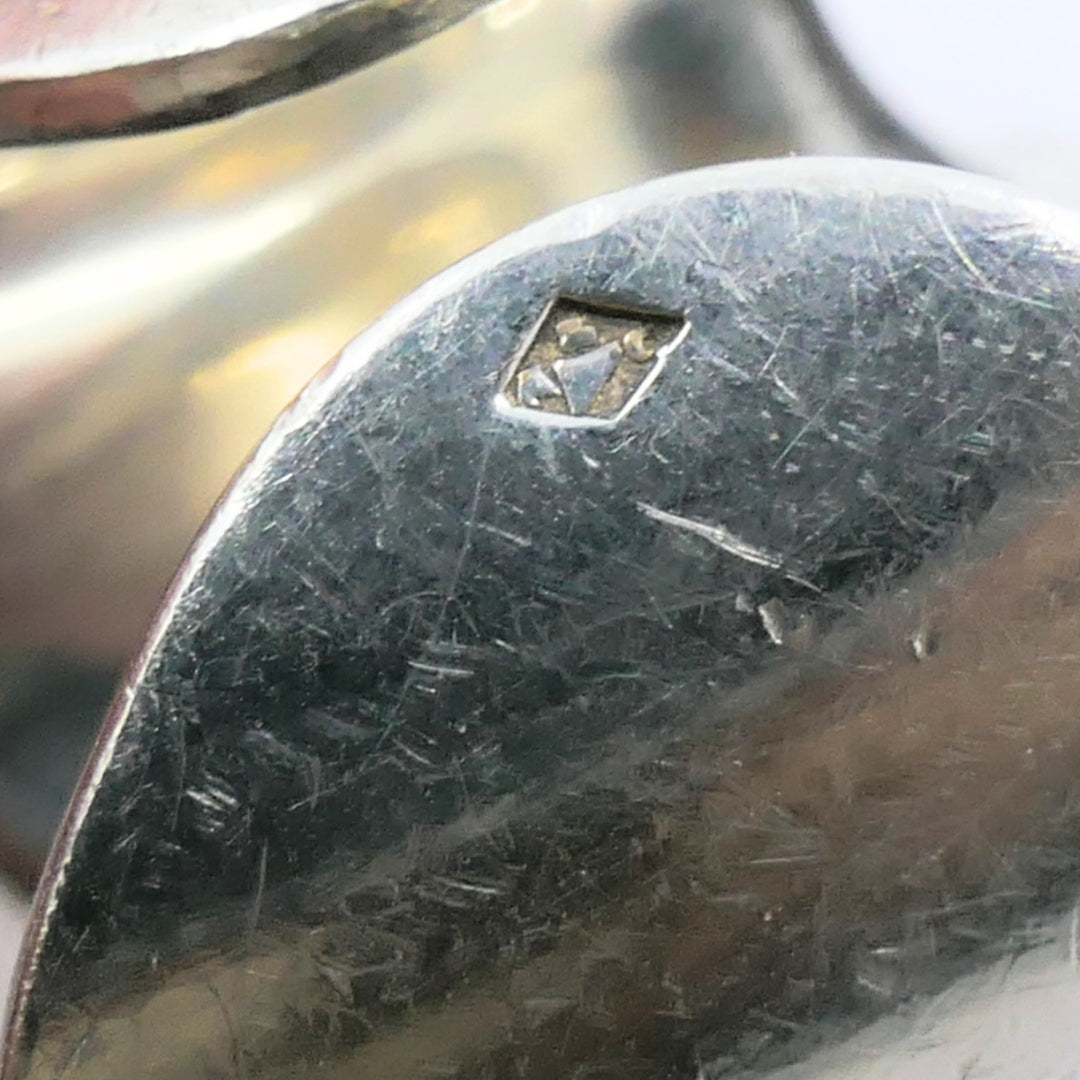 Hermès Galop Sterling Silver Wide Band Ring, Size 5.75