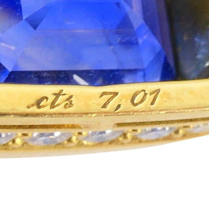Bvlgari Bulgari 18k Gold Necklace Diamonds Sri Lanka Sapphires No Heat 39.77 Carats GRS Report