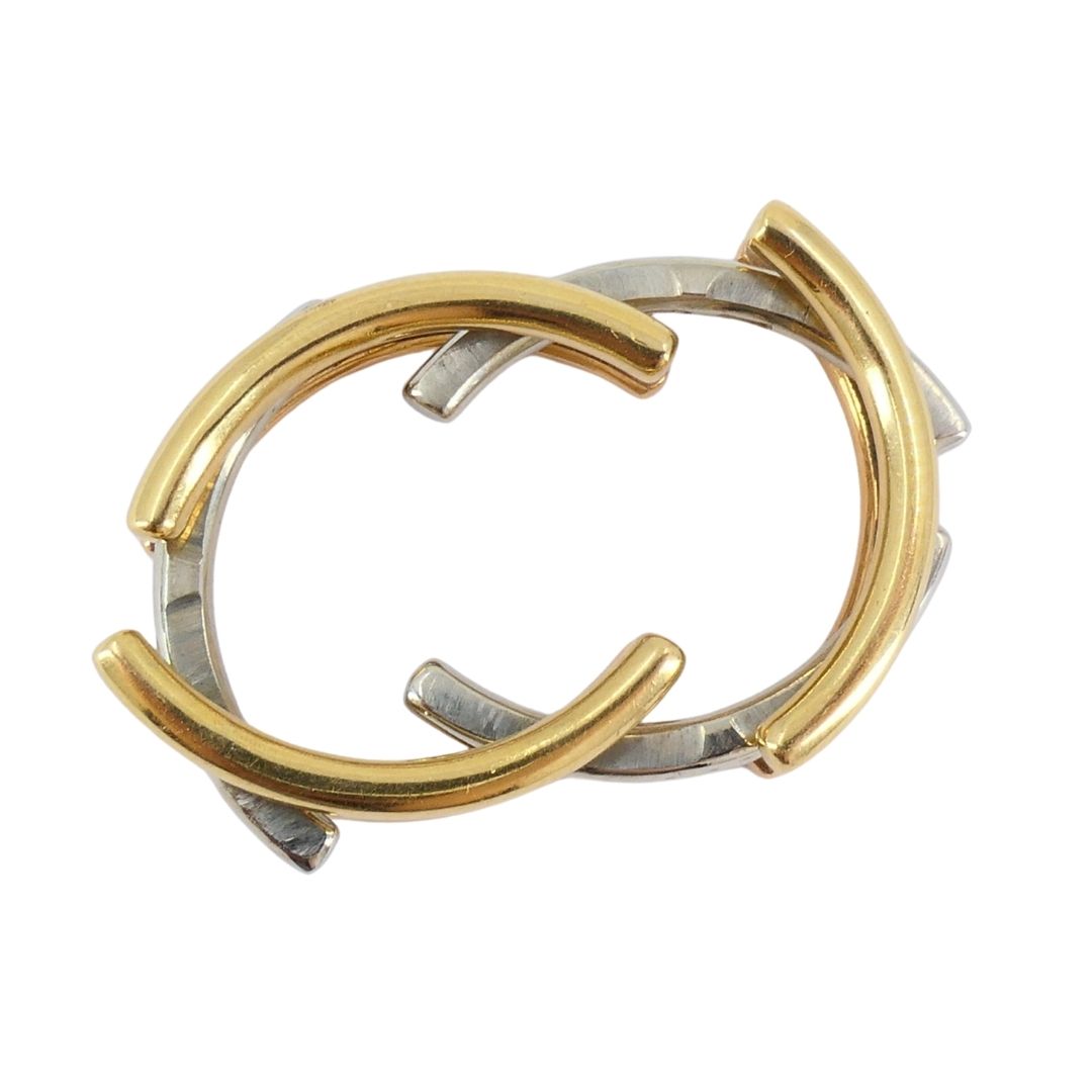 Bvlgari 18k Tri-tone Gold Collapsible Ring
