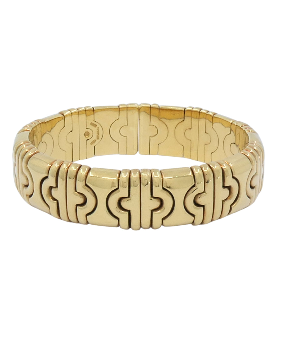 Bvlgari Bulgari Parentesi Gold Watch and Parentesi Bracelet 18k Gold Set