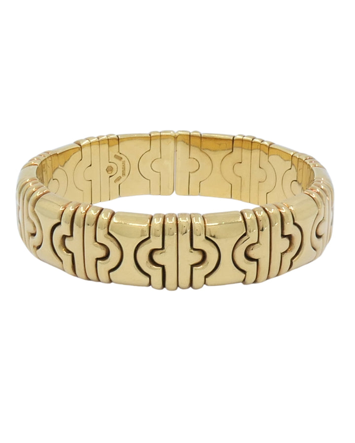 Bvlgari Bulgari Parentesi Gold Watch and Parentesi Bracelet 18k Gold Set