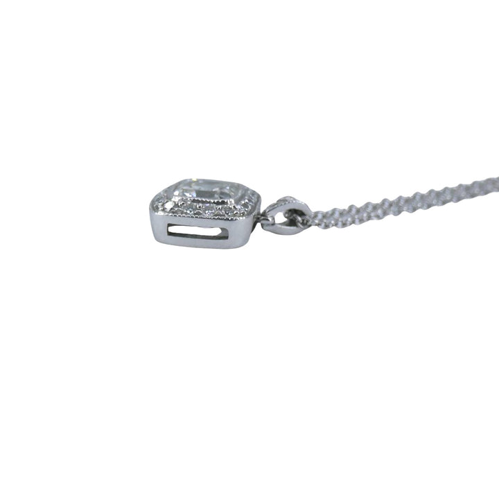 Tiffany & Co. Legacy Platinum Diamond Pendant Necklace