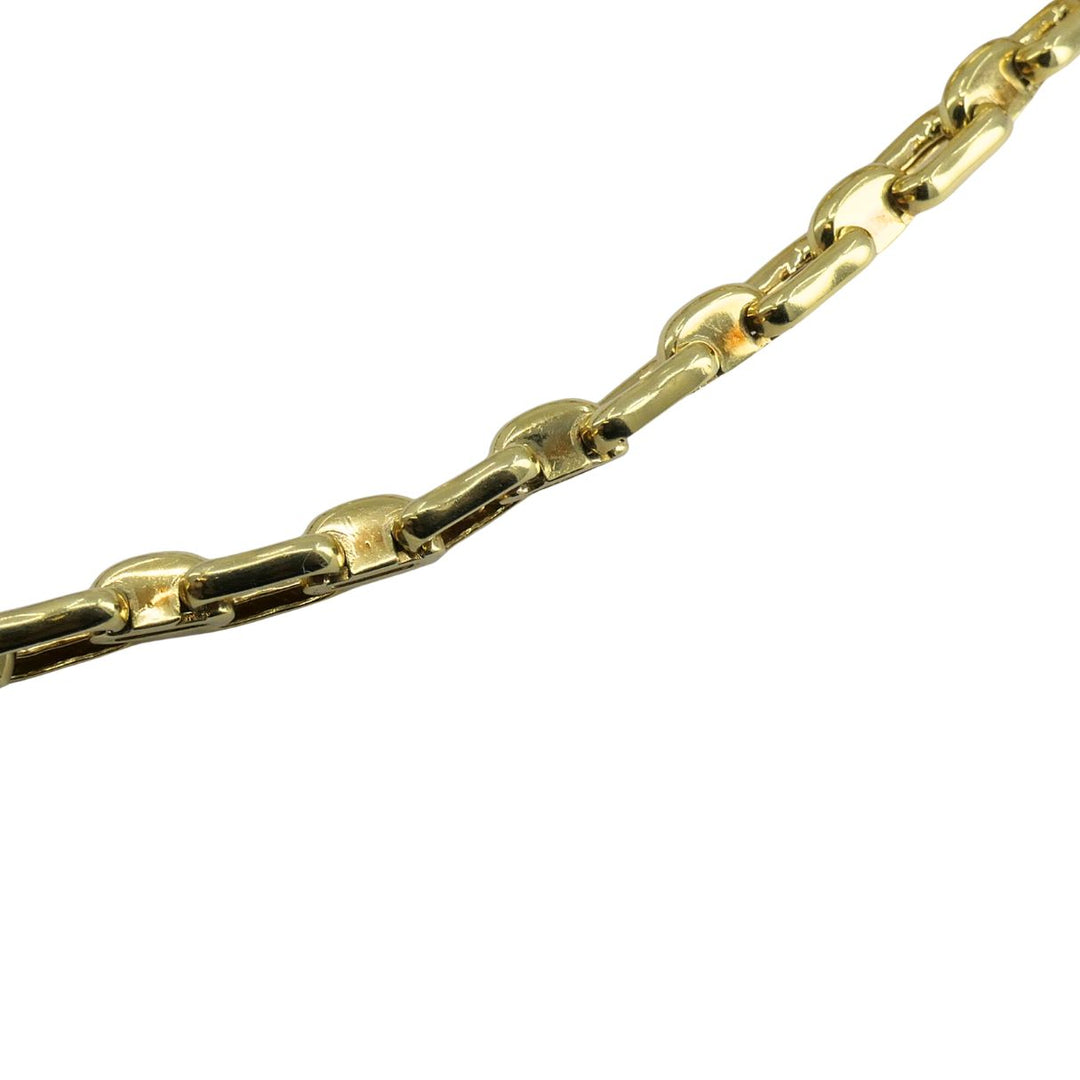 Vintage Cartier 18k Gold Diamond Square Link Collar Necklace