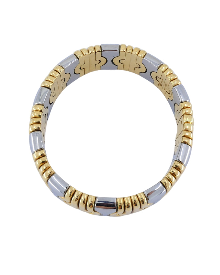 Bvlgari Bulgari Parentesi Bracelet Gold & Stainless Steel