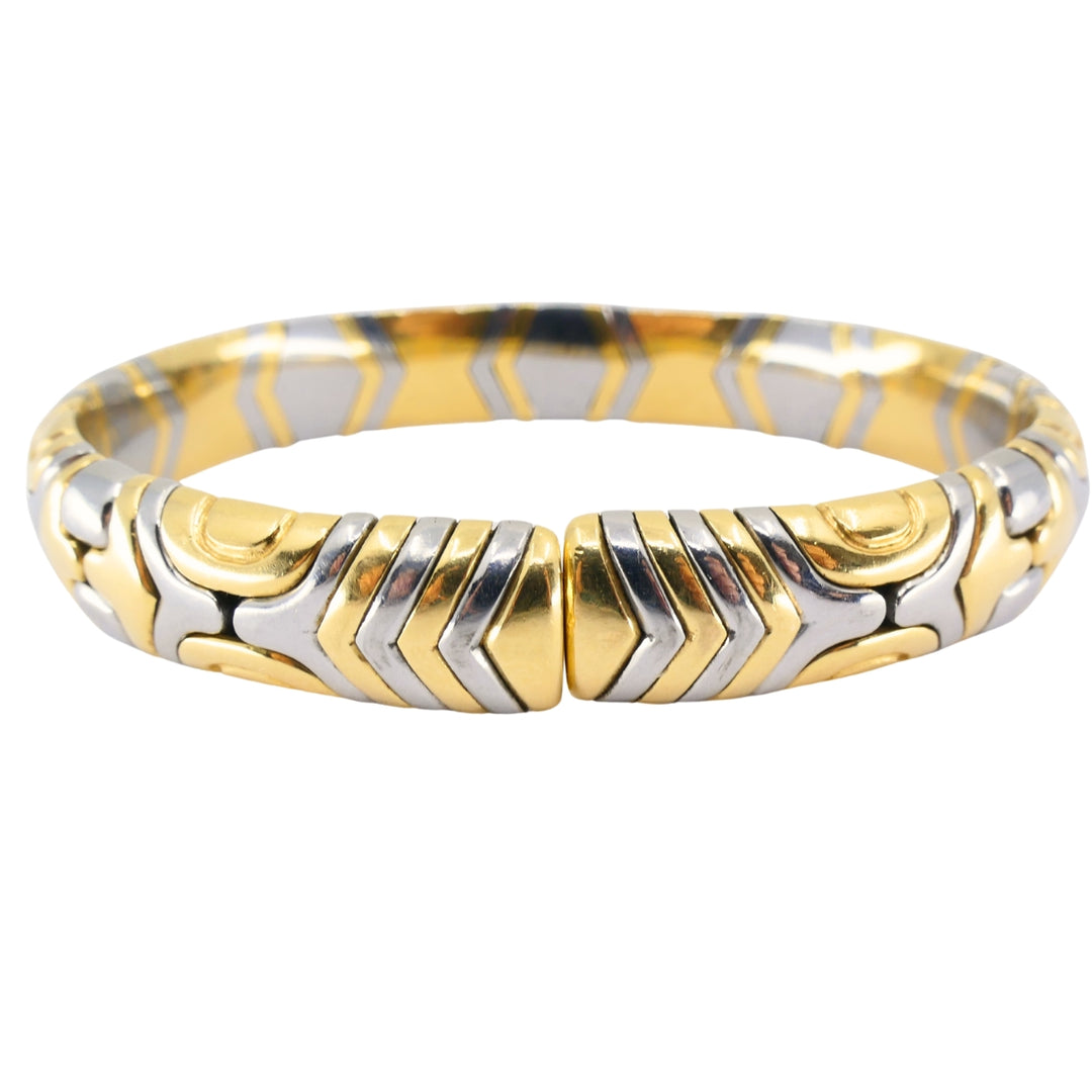 Bvlgari Vintage Bulgari 18k Two-Tone Gold Alveare Bracelet