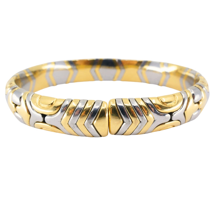 Bvlgari Vintage Bulgari 18k Two-Tone Gold Alveare Bracelet