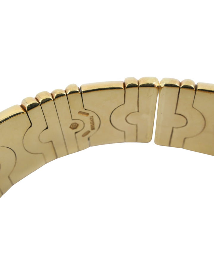 Bvlgari Bulgari Parentesi Gold Watch and Parentesi Bracelet 18k Gold Set