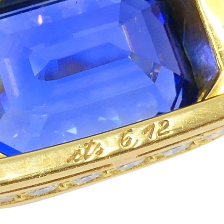 Bvlgari Bulgari 18k Gold Necklace Diamonds Sri Lanka Sapphires No Heat 39.77 Carats GRS Report