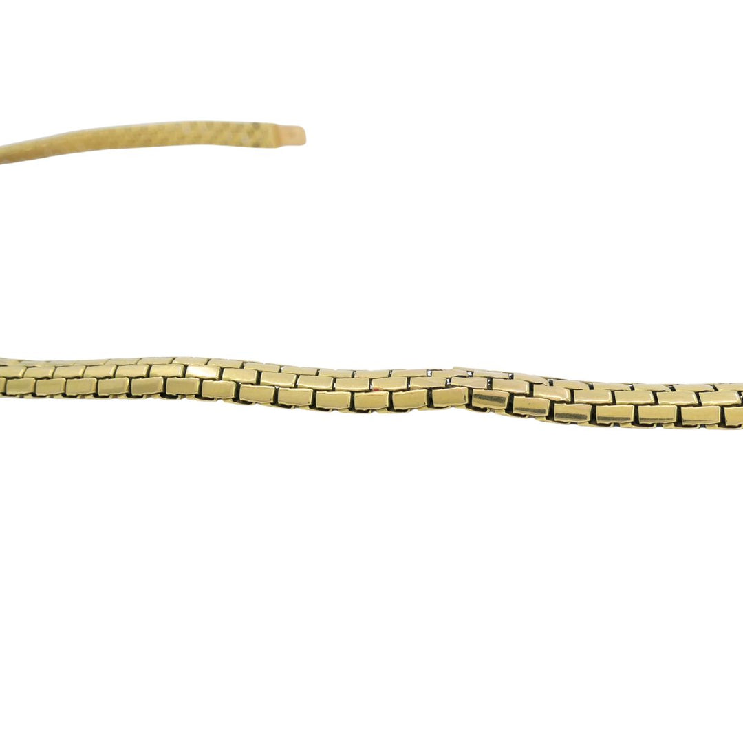 Cartier Paris 18k Gold Flexible Link Collar Necklace Mid-Century