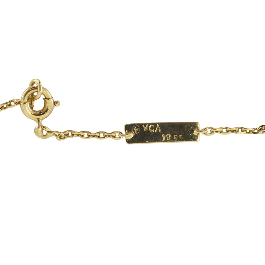 Van Cleef & Arpels Butterfly Necklace Onyx Diamond