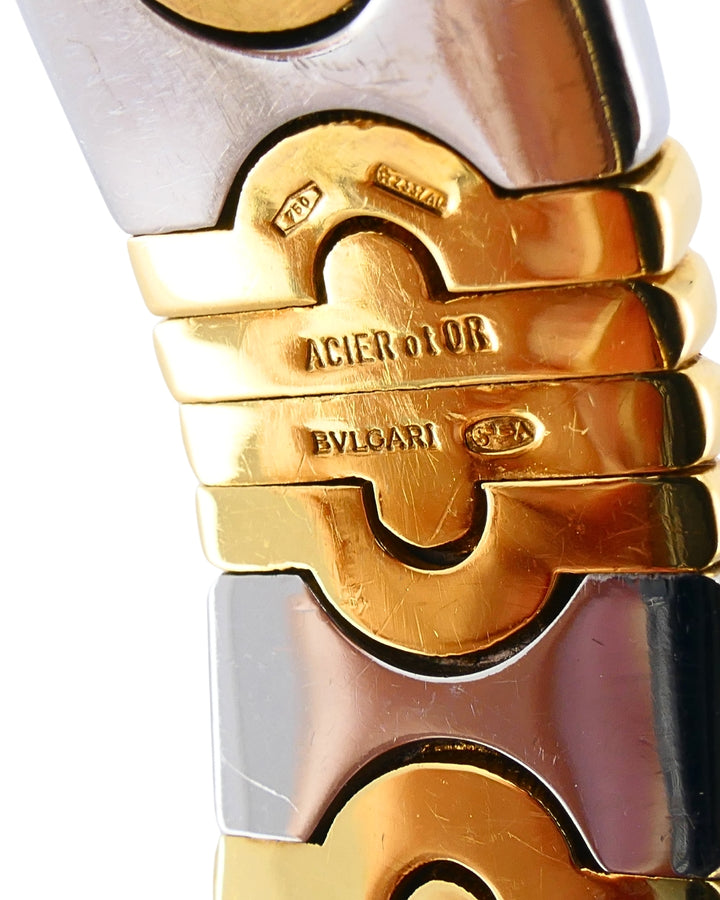 Bvlgari Bulgari Parentesi Bracelet Gold & Stainless Steel
