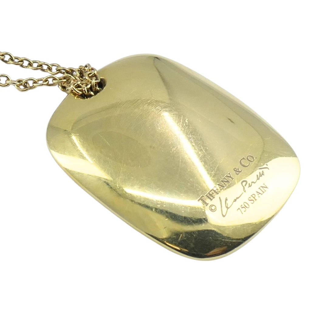 Tiffany & Co. Elsa Peretti 18k Gold Spain Polished Pendant Necklace