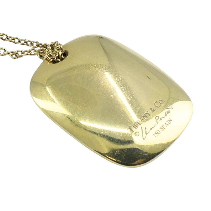 Tiffany & Co. Elsa Peretti 18k Gold Spain Polished Pendant Necklace