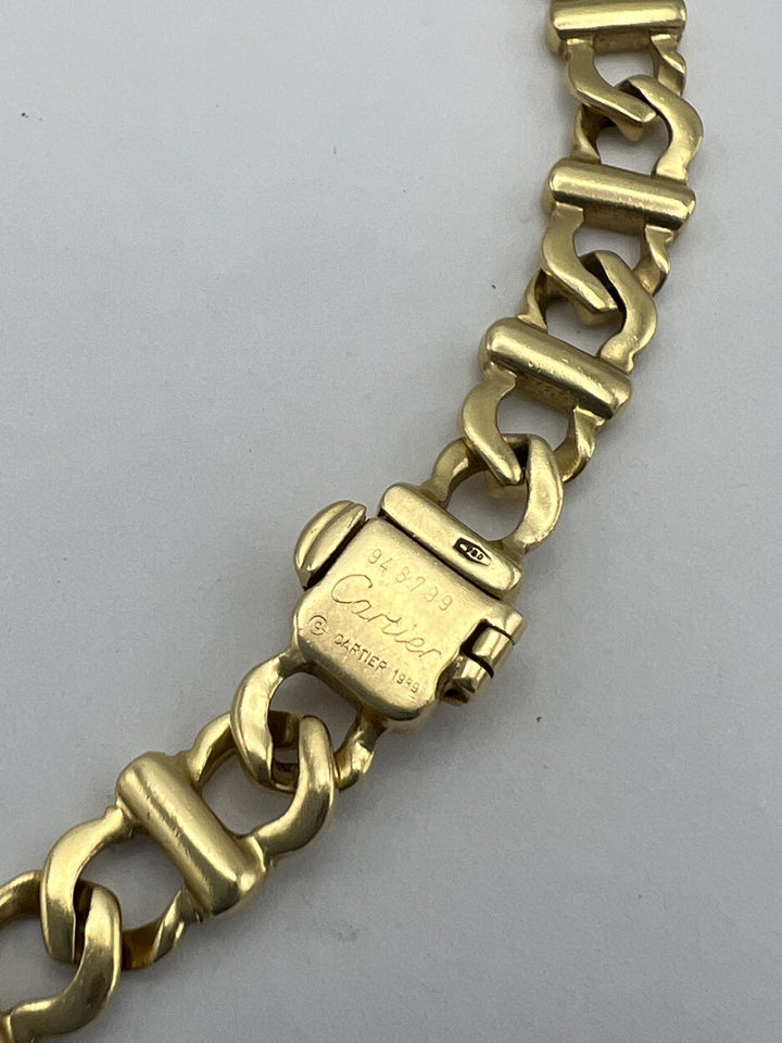 1989 Cartier Yellow Gold Chain Necklace 18k