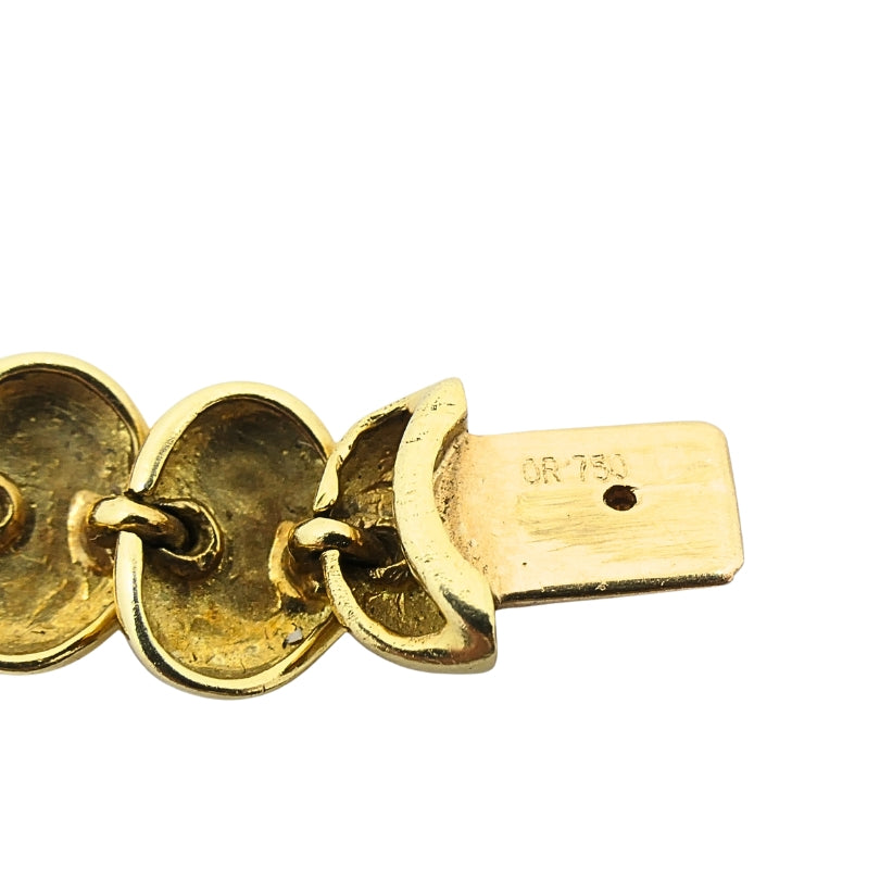 André Vassort 18k Gold Necklace Emerald Heart Pendant GIA