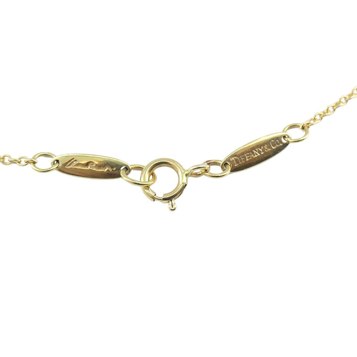 Tiffany & Co. Elsa Peretti 18k Gold Spain Polished Pendant Necklace