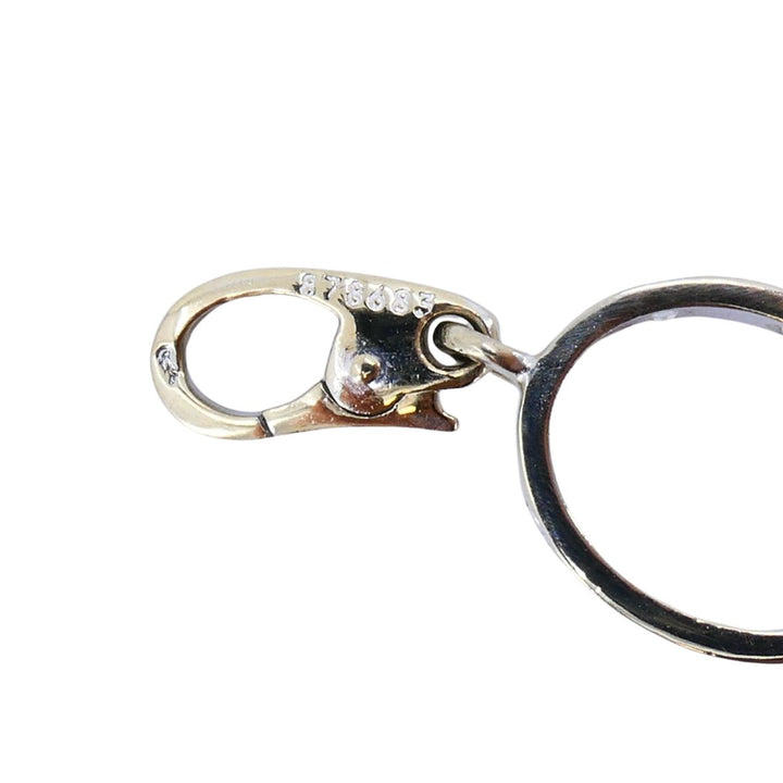 Cartier 18k White Gold LOVE Diamond Oval Charm Pendant